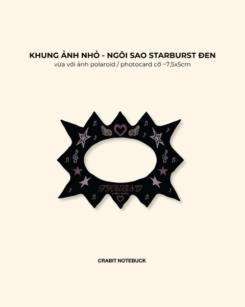 Khung ảnh nam châm polaroid Chấm bi