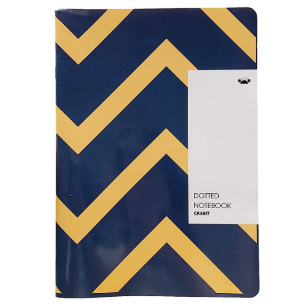 Vở kẻ dot - Xanh biển sọc vàng