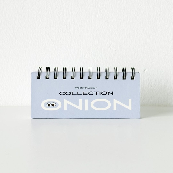 Sổ lịch tuần lò xo mini - Onion Tím