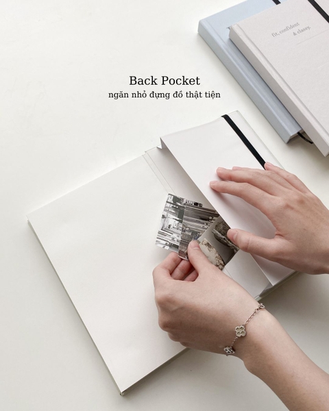 Sổ lịch kế hoạch Planner 2026 14 tháng A5 Crabit The Unfold - Be