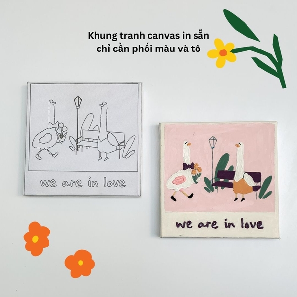 Bộ tranh đắp màu nổi - You are so loved