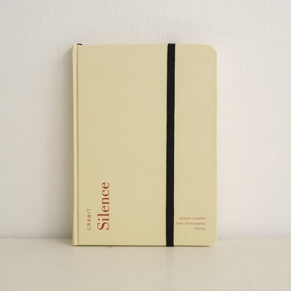 Sổ tay trơn Moodbook Collection - Silence Vàng