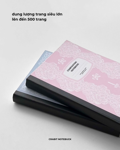 Vở bìa cứng siêu dày Composition Ren Framework