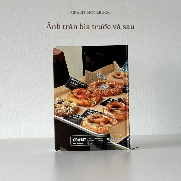 Sổ tay A5 grid 130gsm Moment Collection - Bánh vòng