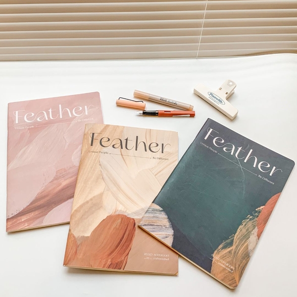 Vở kẻ ngang 120 trang Feather Xanh