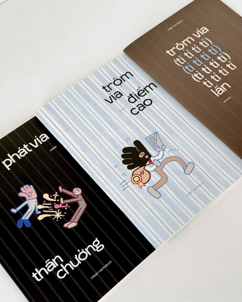 Combo 3 Vở kẻ ngang 120 trang 70gsm Trộm vía