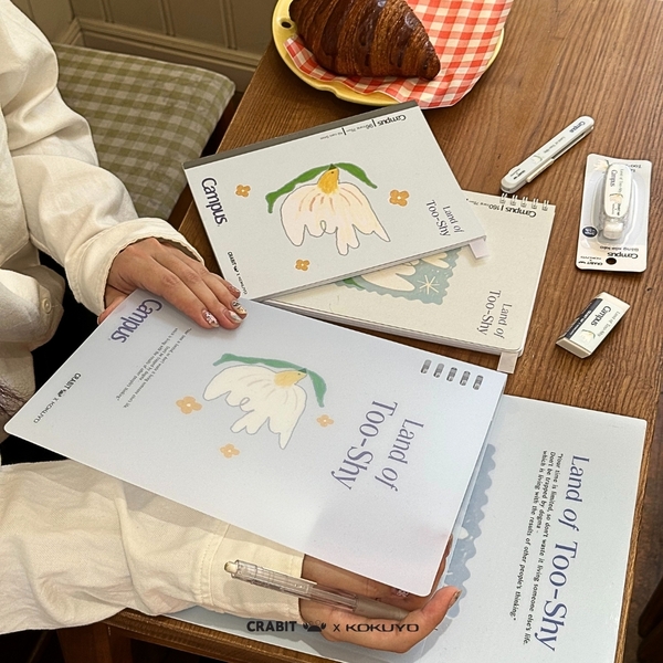 Vở A5 grid 96 trang Bird - Crabit x Kokuyo - Land of Too-Shy