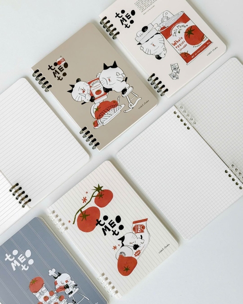 Sổ còng a5 slim binder 100gsm grid - Tomeoto Cake