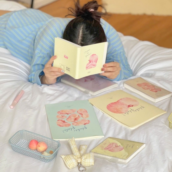 Sổ handy chất dot 130gsm 128 trang Peach Pocket