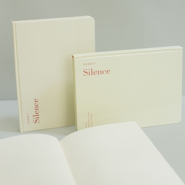 Sổ tay trơn Moodbook Collection - Silence Vàng