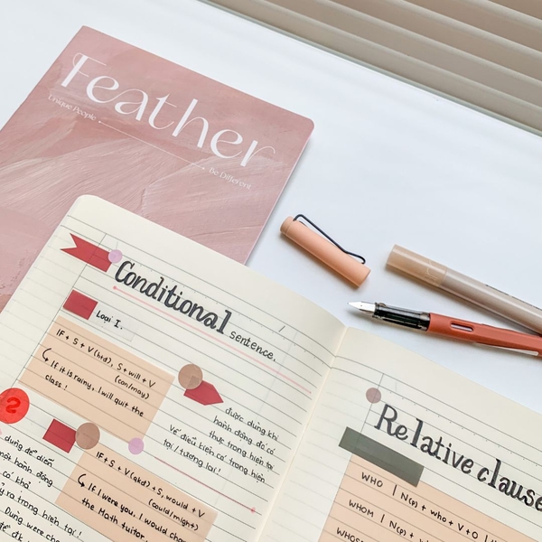 Vở kẻ ngang 120 trang Feather Be