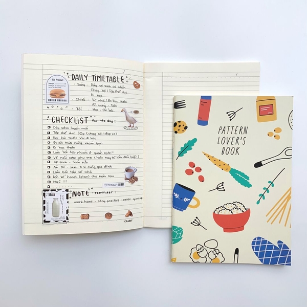 Vở kẻ ngang may gáy 80 trang 100gsm Daily Life - Hygge