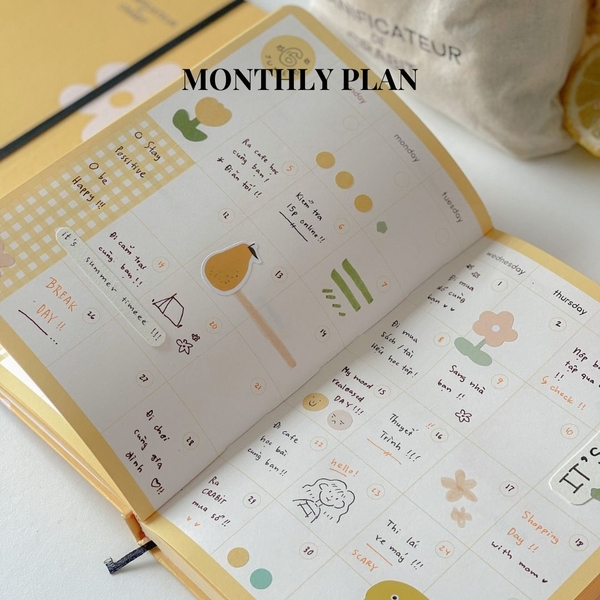 Sổ lịch Planner 2022 Special Edition - Yellow