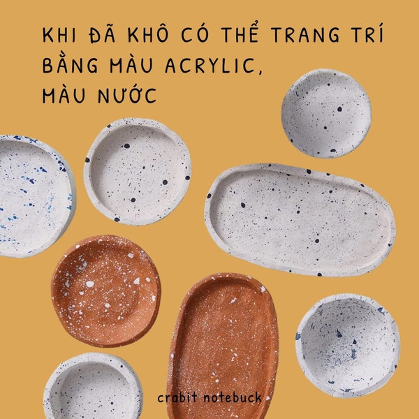 500g Đất sét tự khô - Crabit Air Dry Clay