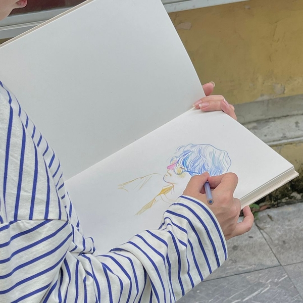 Sổ Sketchbook 190gsm A4 - Artist Quote