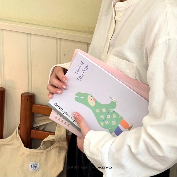 Vở B5 kẻ ngang 80 trang Thỏ - Crabit x Kokuyo - Land of Too-Shy