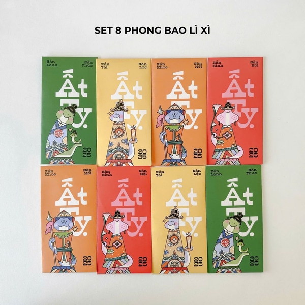 Lì xì Tết Ất Tỵ 2025 - Lì xì Crabit Rắn Săn Mồi