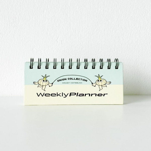 Sổ lịch tuần lò xo mini - Onion Hành nhảy dây