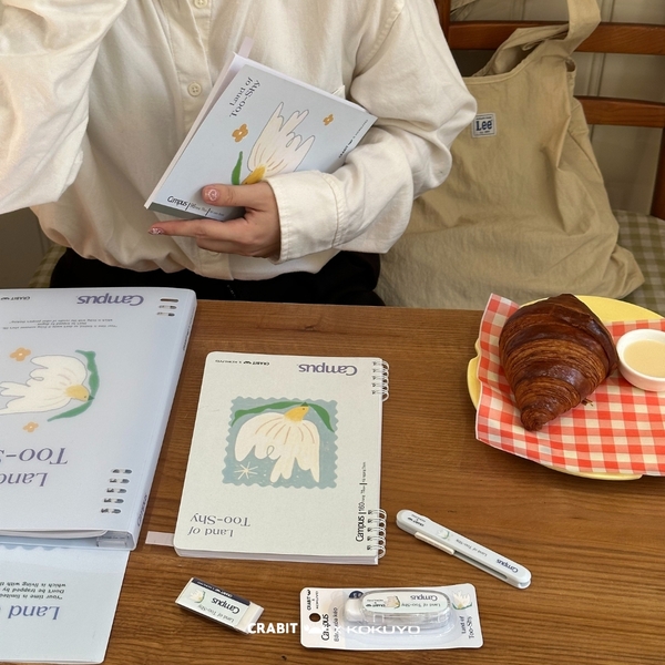 Vở A5 grid 96 trang Bird - Crabit x Kokuyo - Land of Too-Shy