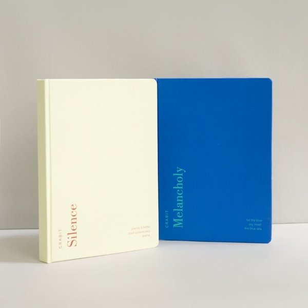 Sổ tay trơn Moodbook Collection - Silence Vàng