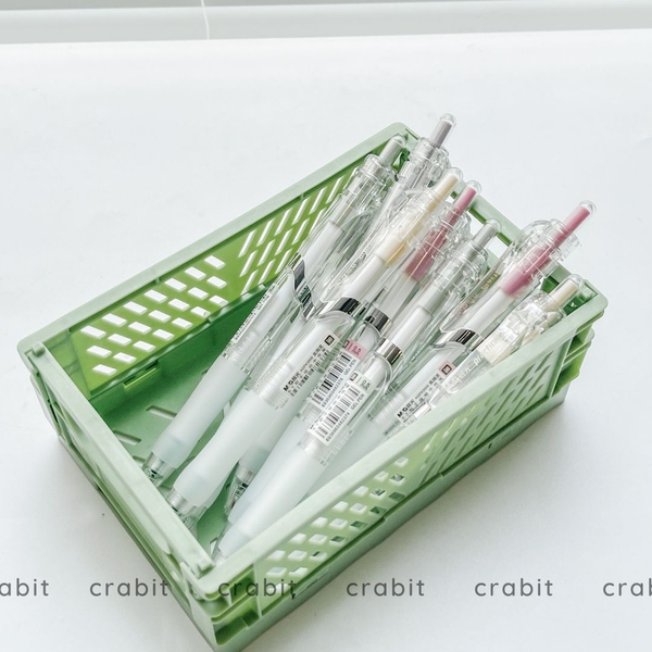 Bút gel mực đen M&G thân trong ngòi 0.5mm