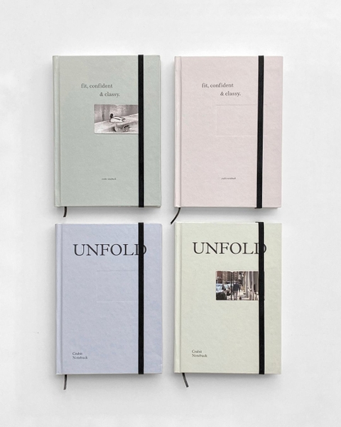 Sổ lịch kế hoạch Planner 2026 14 tháng A5 Crabit The Unfold - Mint