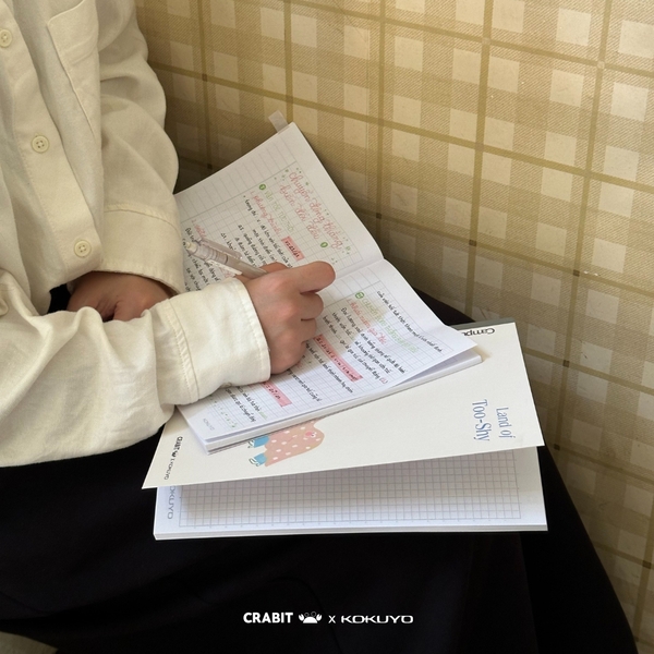 Vở B5 grid 80 trang Netizen - Crabit x Kokuyo - Land of Too-Shy