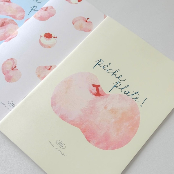 Vở kẻ ngang 80 trang - Peach Pocket - Đào vàng