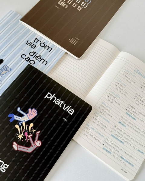 Combo 3 Vở kẻ ngang 120 trang 70gsm Trộm vía