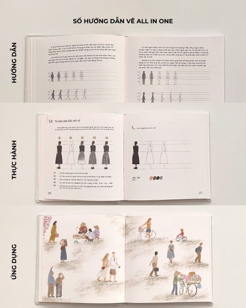 Sổ dạy vẽ A Line At A Time - Little People