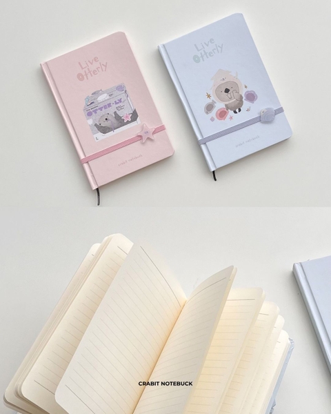 Sổ tay bỏ túi kẻ ngang 180 trang 70gsm Otter - Đội Mũ