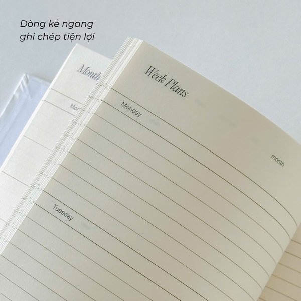 Sổ lịch Planner 2025 - Size B5 - 6 Months