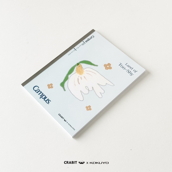 Vở A5 grid 96 trang Bird - Crabit x Kokuyo - Land of Too-Shy