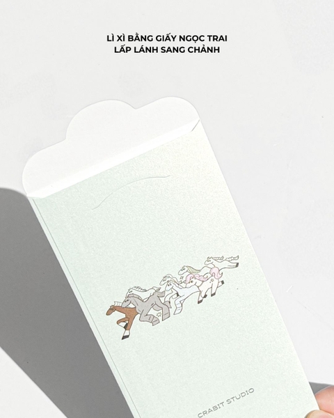 Lì xì Tết Bính Ngọ 2026 - Set 6 Lì xì Ngang