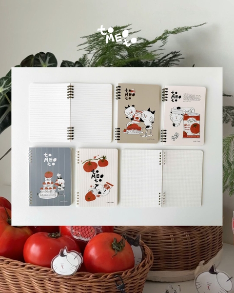 Sổ còng a5 slim binder 100gsm kẻ ngang - Tomeoto Can