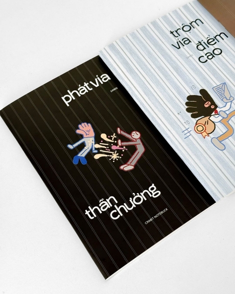 Vở kẻ ngang 120 trang 70gsm Trộm vía - Phát Vía