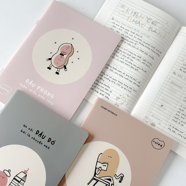 Vở kẻ ngang 120 trang Học Đậu Thi Đỗ - Đậu phộng