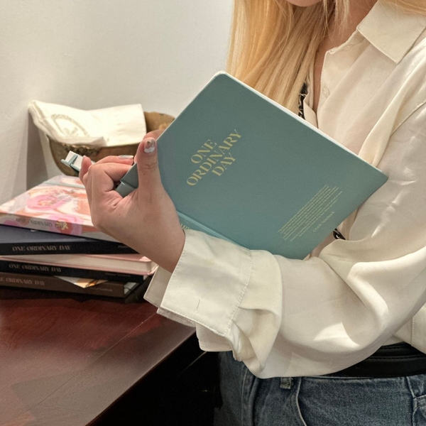 Sổ kẻ ngang 180 trang 100gsm Office Rule Xanh Mint