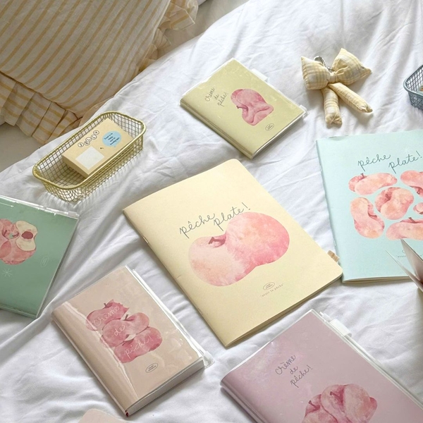 Vở kẻ ngang 80 trang - Peach Pocket - Đào vàng