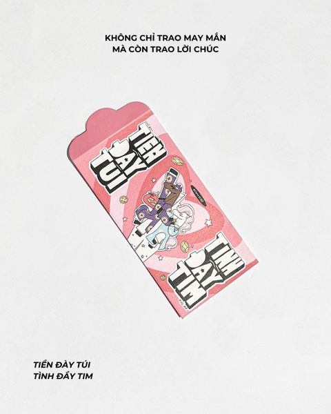 Lì xì Tết Bính Ngọ 2026 - Set 6 Lì xì Ngang