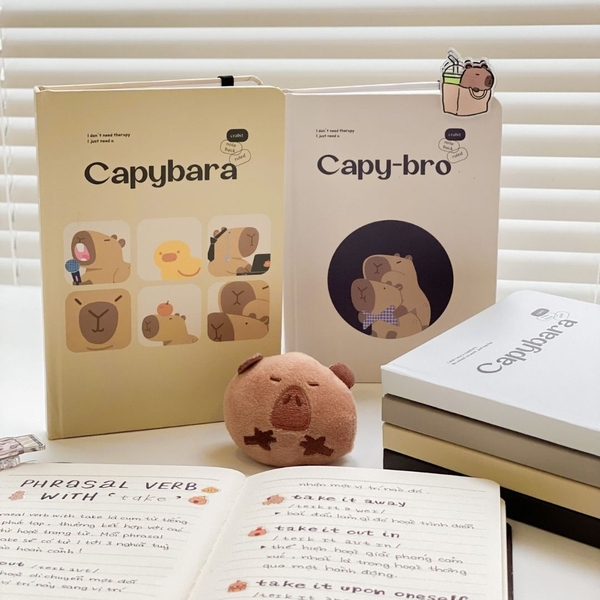 Sổ kẻ ngang bỏ túi Crabit Capybara Life Collection - Capybara Life