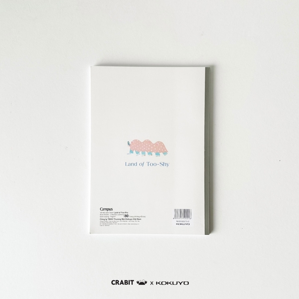 Vở B5 grid 80 trang Netizen - Crabit x Kokuyo - Land of Too-Shy