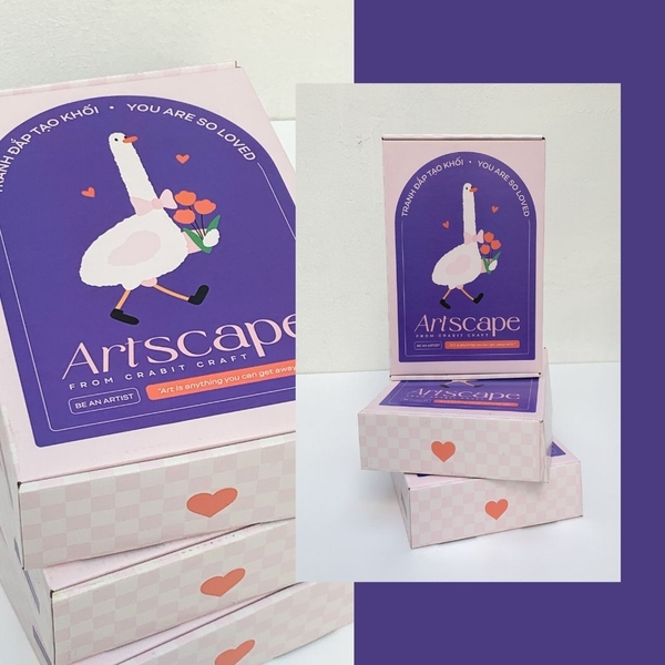 Bộ tranh đắp màu nổi - You are so loved