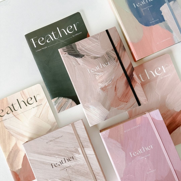 Vở kẻ ngang 120 trang Feather Xanh