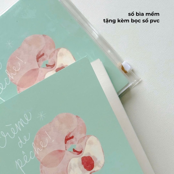 Sổ sketchbook khổ vuông 190gsm 72 trang Peach Pocket