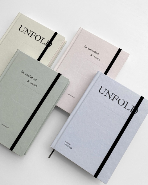 Sổ lịch kế hoạch Planner 2026 14 tháng A5 Crabit The Unfold - Be