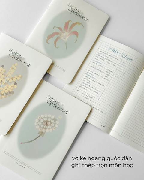 Vở kẻ ngang 120 trang 70gsm Kỳ Hoa Dị Thảo - Mimosa