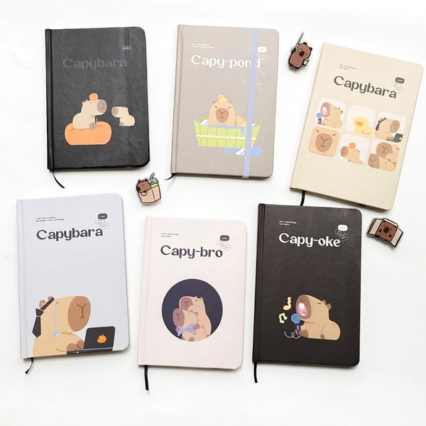 Sổ kẻ ngang bỏ túi Crabit Capybara Life Collection - Capybara Life