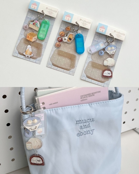 Móc khoá acrylic bag charm tag Miếng