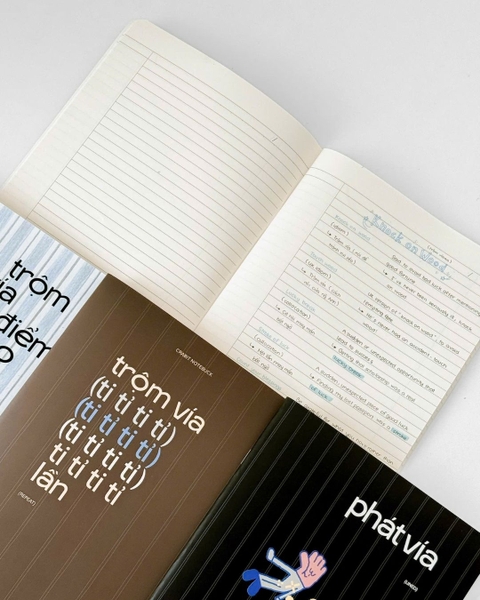 Vở kẻ ngang 120 trang 70gsm Trộm vía - Trộm vía tỉ lần